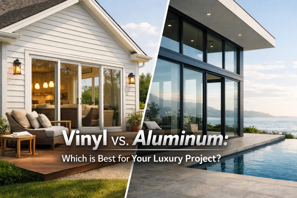 Vinyl vs. Aluminum: Which is Best for Your Luxury Project?