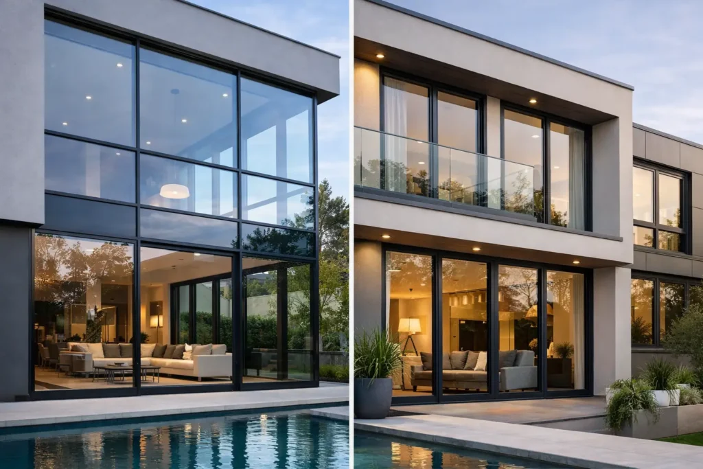 Curtain Wall vs Window Wall for Homes